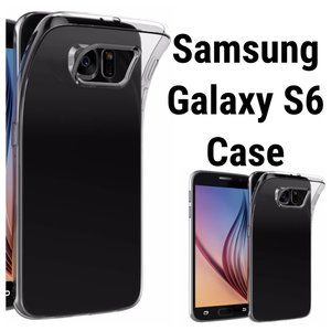 NEW Samsung Galaxy S6 Clear Transparent Case Cover Slim Scratch Resistant